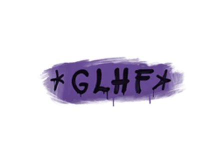 Sealed Graffiti | GLHF (Monster Purple) image