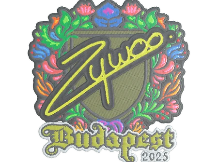 Sticker | ZywOo (Embroidered) | Budapest 2025 image