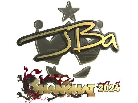 Sticker | JBa (Gold) | Shanghai 2024 image