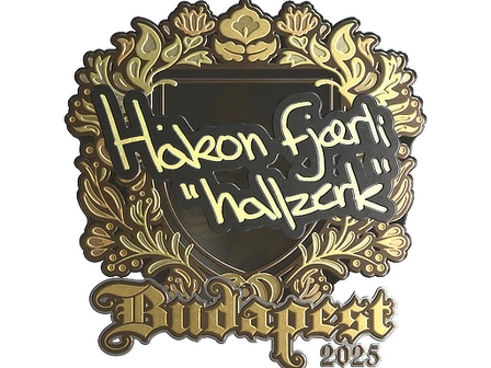 Sticker | hallzerk (Gold) | Budapest 2025 image