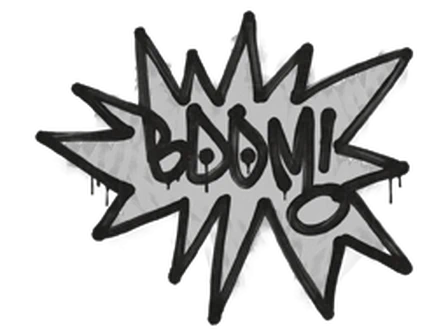 Sealed Graffiti | BOOM (Shark White) image