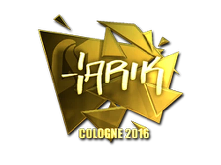 Sticker | tarik (Gold) | Cologne 2016 image