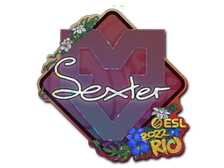 Sticker | dexter (Glitter) | Rio 2022 image