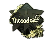 Sticker | nicoodoz (Gold) | Rio 2022 image
