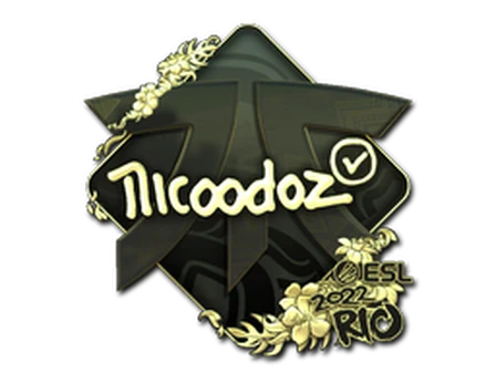Sticker | nicoodoz (Gold) | Rio 2022 image