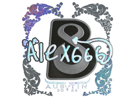 Sticker | alex666 (Holo) | Austin 2025 image
