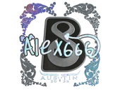 Sticker | alex666 (Holo) | Austin 2025 image