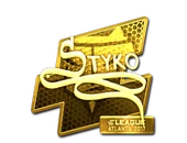 Sticker | STYKO (Gold) | Atlanta 2017 image