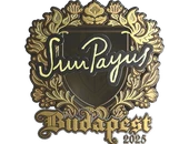 Sticker | SunPayus (Gold) | Budapest 2025 image