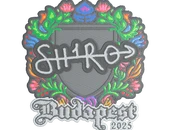 Sticker | sh1ro (Embroidered) | Budapest 2025 image