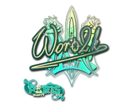 Sticker | Woro2k (Holo) | Paris 2023 image