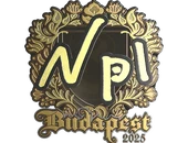 Sticker | npl (Gold) | Budapest 2025 image