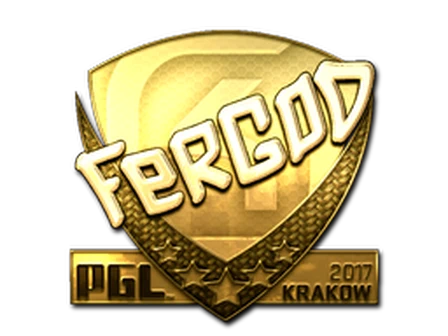Sticker | fer (Gold) | Krakow 2017 image