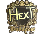 Sticker | HexT (Gold) | Budapest 2025 image