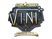 Sticker | VINI (Gold) | Berlin 2019 image
