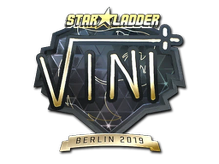 Sticker | VINI (Gold) | Berlin 2019 image