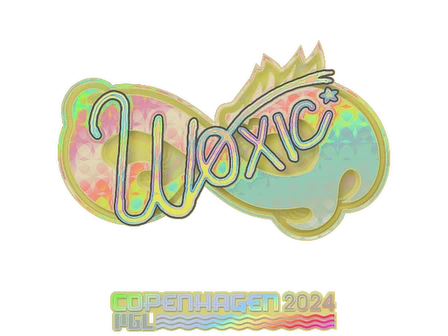 Sticker | woxic (Holo) | Copenhagen 2024 image