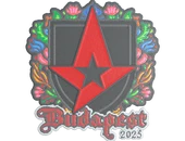 Sticker | Astralis (Embroidered) | Budapest 2025 image