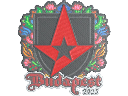 Sticker | Astralis (Embroidered) | Budapest 2025 image