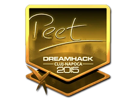 Sticker | peet (Gold) | Cluj-Napoca 2015 image