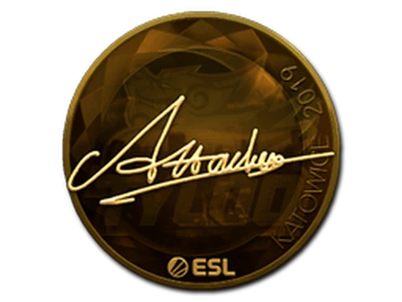Sticker | Attacker (Gold) | Katowice 2019 image