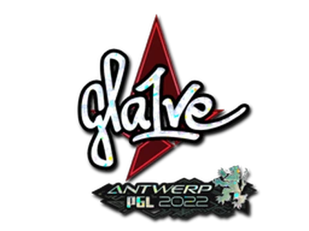 Sticker | gla1ve (Glitter) | Antwerp 2022 image