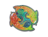 Sticker | Twin Koi (Holo) image
