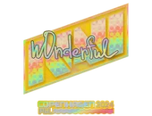 Sticker | w0nderful (Holo) | Copenhagen 2024 image