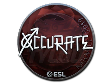 Sticker | xccurate (Foil) | Katowice 2019 image