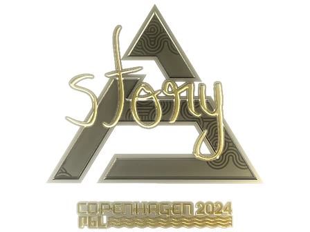 Sticker | story (Gold) | Copenhagen 2024 image