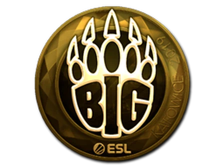 Sticker | BIG (Gold) | Katowice 2019 image
