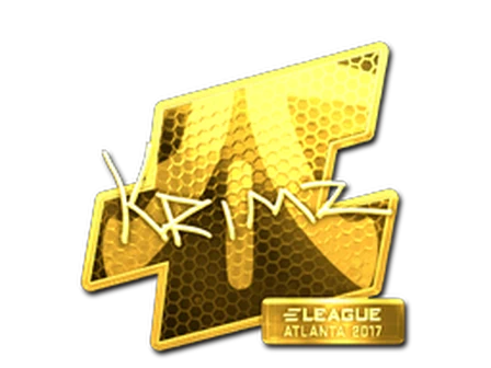 Sticker | KRIMZ (Gold) | Atlanta 2017 image