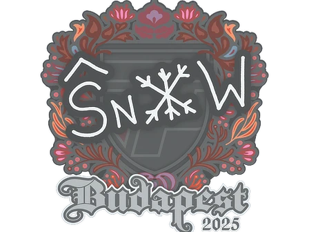 Sticker | snow | Budapest 2025 image