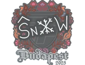 Sticker | snow | Budapest 2025 image