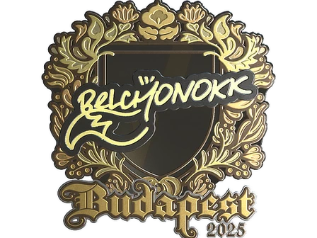 Sticker | BELCHONOKK (Gold) | Budapest 2025 image