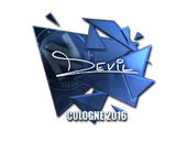 Sticker | DEVIL (Foil) | Cologne 2016 image