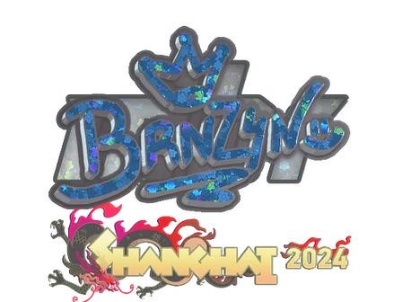 Sticker | brnz4n (Glitter) | Shanghai 2024 image