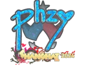 Sticker | phzy (Glitter) | Shanghai 2024 image