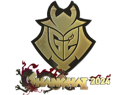 Sticker | G2 Esports (Gold) | Shanghai 2024 image