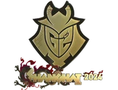 Sticker | G2 Esports (Gold) | Shanghai 2024 image