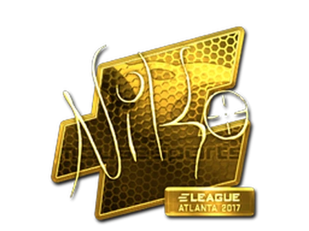 Sticker | NiKo (Gold) | Atlanta 2017 image