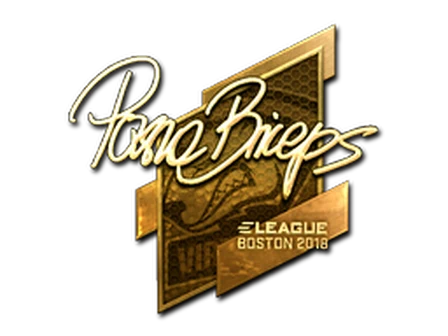 Sticker | pashaBiceps (Gold) | Boston 2018 image