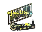 Sticker | electroNic (Holo) | Stockholm 2021 image