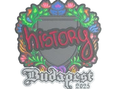 Sticker | History (Embroidered) | Budapest 2025 image