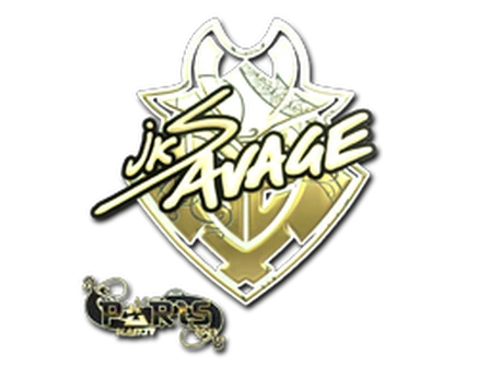 Sticker | jks (Gold) | Paris 2023 image