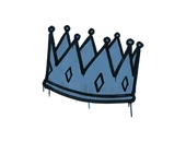 Sealed Graffiti | King Me (Monarch Blue) image