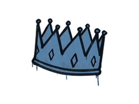 Sealed Graffiti | King Me (Monarch Blue) image