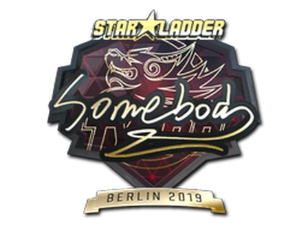 Sticker | somebody (Gold) | Berlin 2019 image