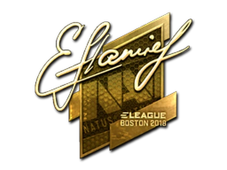 Sticker | flamie (Gold) | Boston 2018 image