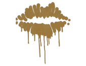 Sealed Graffiti | Kiss (Desert Amber) image